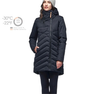 Women's Midnight Black Puffer Coat